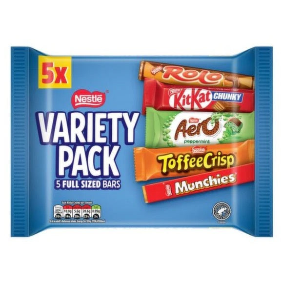 Nestle chocolate bars x5