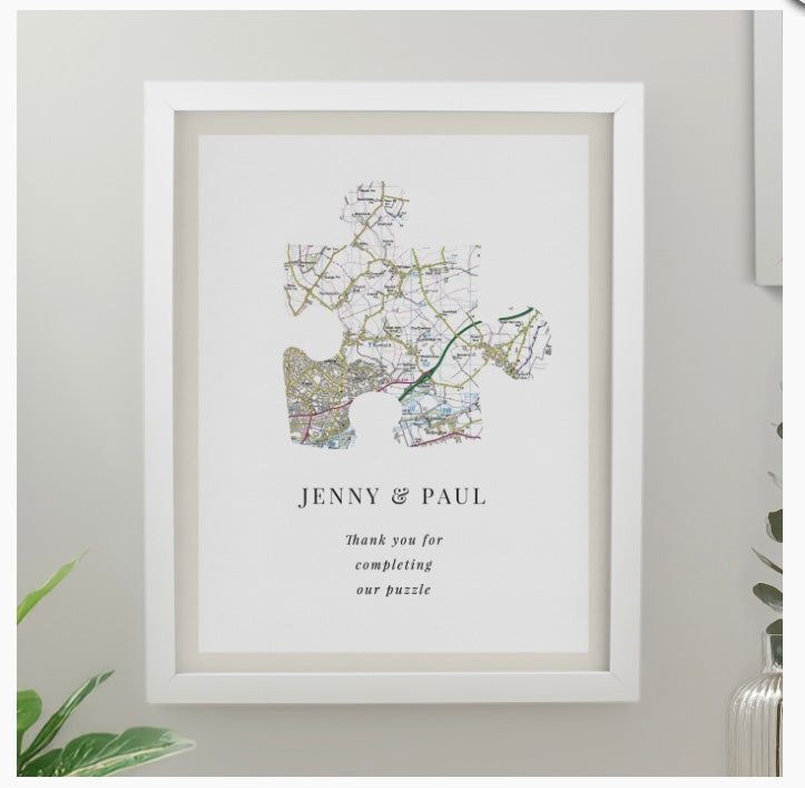 Personalised Present Day Map