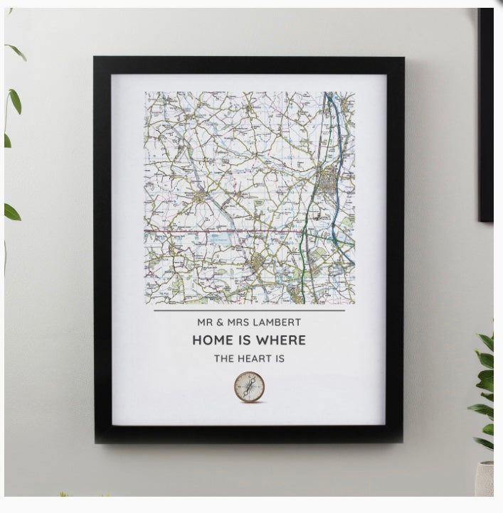 Personalised Present Day Map