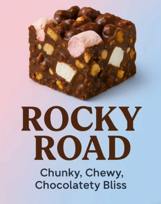 Chocolate rocky road tray