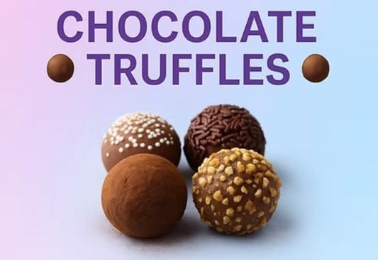 12 chocolate truffle balls
