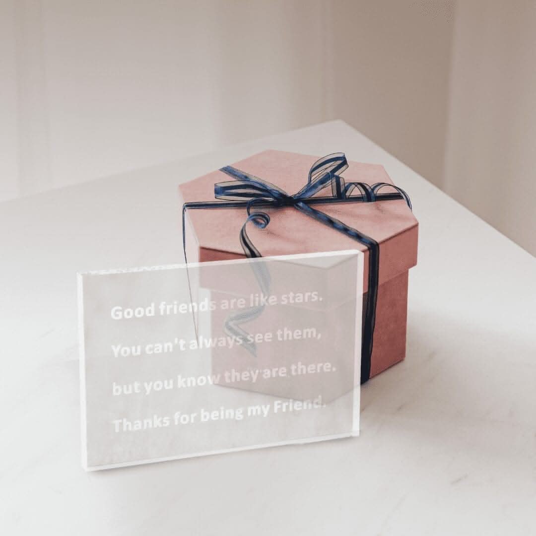 Friendship Paperweight Gift Plaque