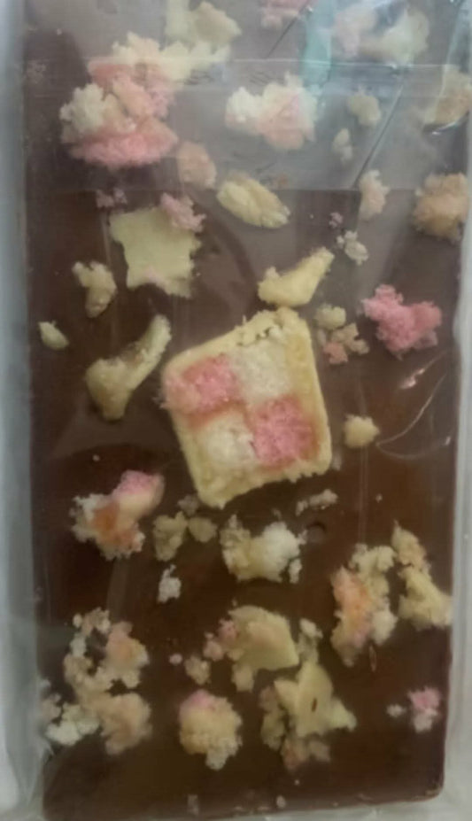 Various topped chocolate bars