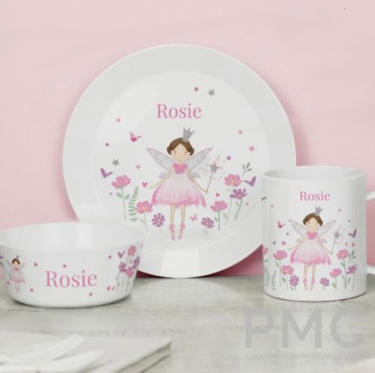 Personalised Fairy Princess Breakfast Set