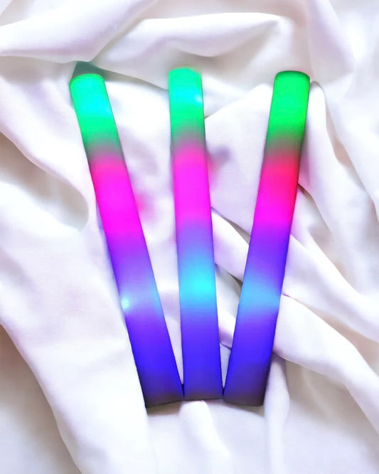 3 Foam Led Glow Sticks