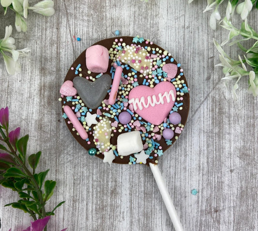 Mum chocolate lolly