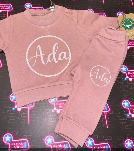 Personalised kids tracksuit
