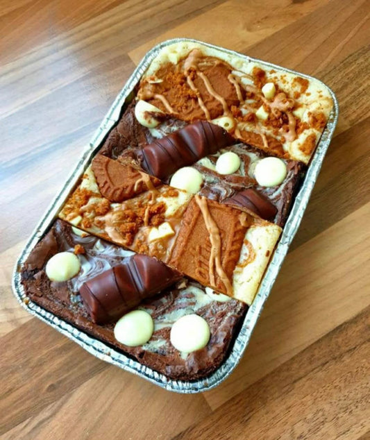 Mixed Tray ~ Biscoff Blondie & Kinder Bueno Brownie