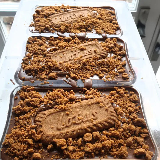 Biscoff Biscuits and Crumb Chocolate Slab