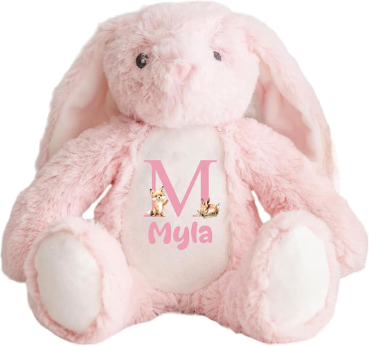 Personalised bunny teddies