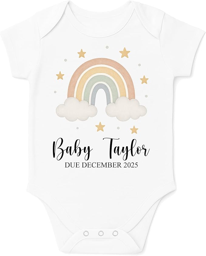 Personalised baby vest