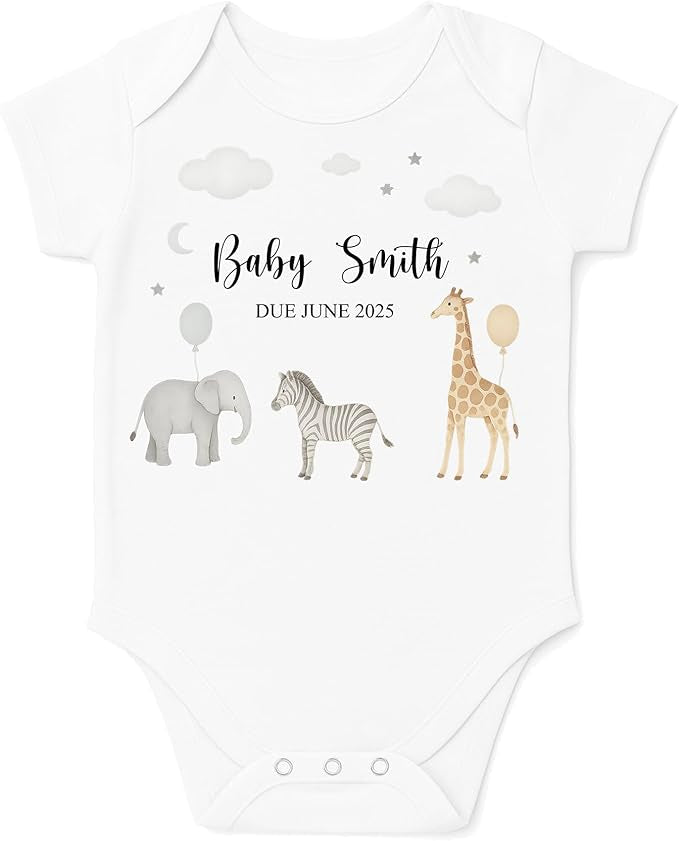 Personalised baby vest