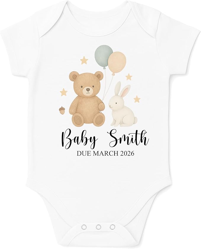 Personalised baby vest