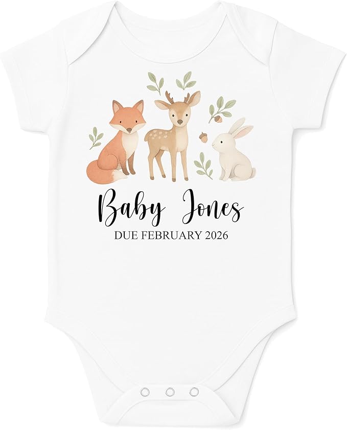 Personalised baby vest