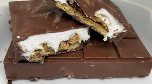 Smore Reeses Chocolate Filled Slab