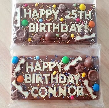 Personalised Chocolate Slab