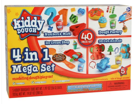 Kiddy Dough 4 in 1 Mega Set