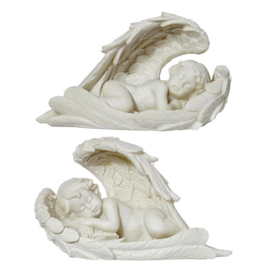Sleeping laying cherub