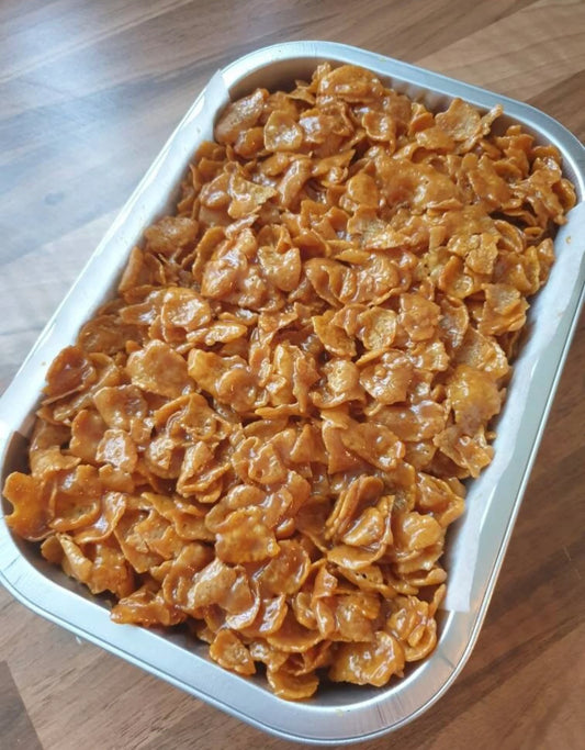 Cornflake Caramel Crunch Blondies!