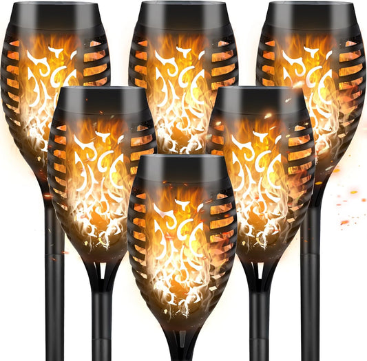 Solar flame lights