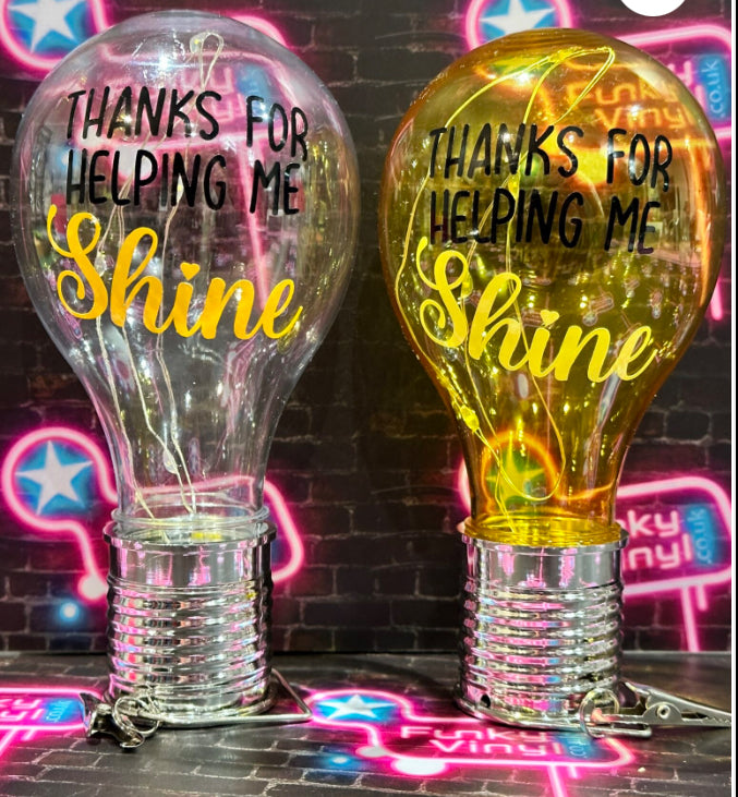Solar powered teachers gift