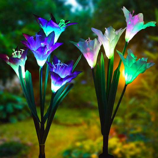 Lily solar lights x2