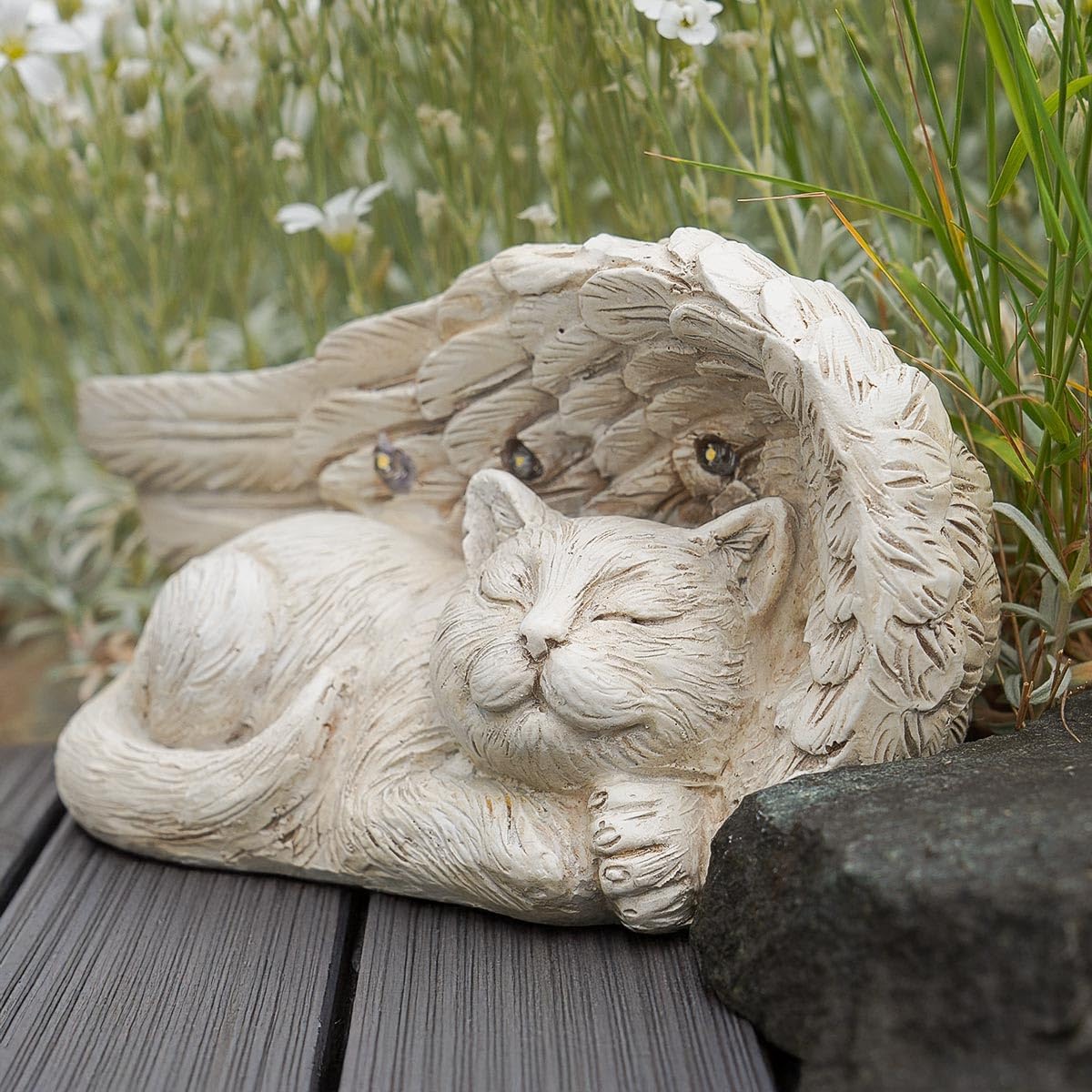 Cat solar ornaments