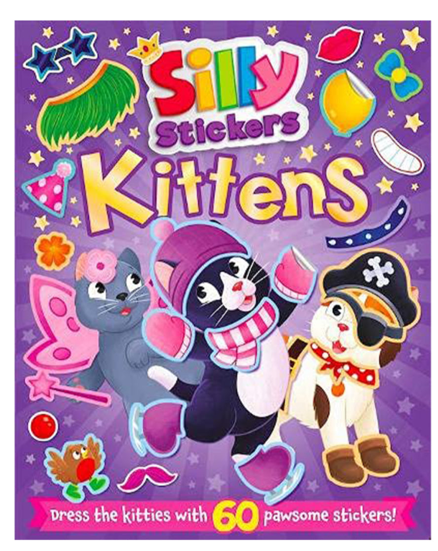 Puppies or kittens sticker books