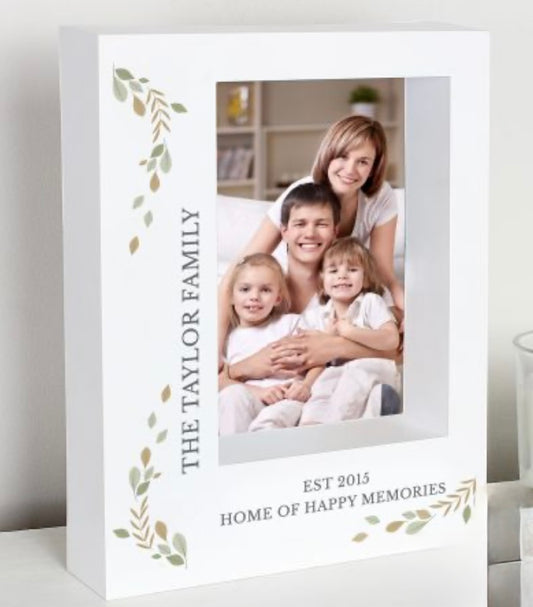 Personalised box frame