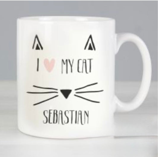 Personalised cat or dog mug