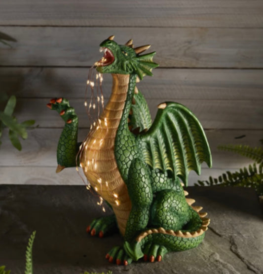 Smart Solar Drago Breath Gazing Solar Light 31 x 17cm