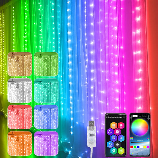 Sensory curtain light