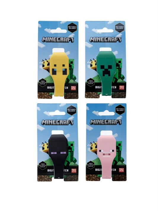 Silicone Digital Watch - Minecraft Faces