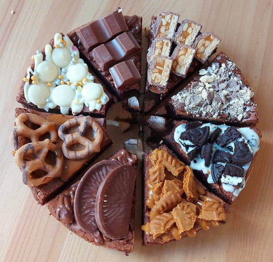 Chocolate pizza slice