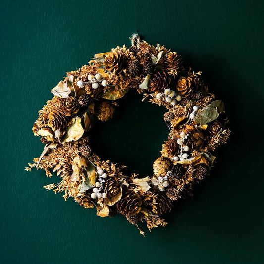 Scented Hanging Wreath - Natural Orange