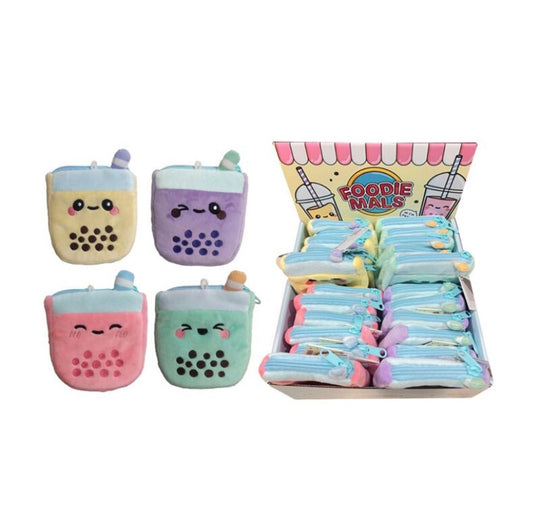 Plush Change Purse - Foodiemals Bubble Tea