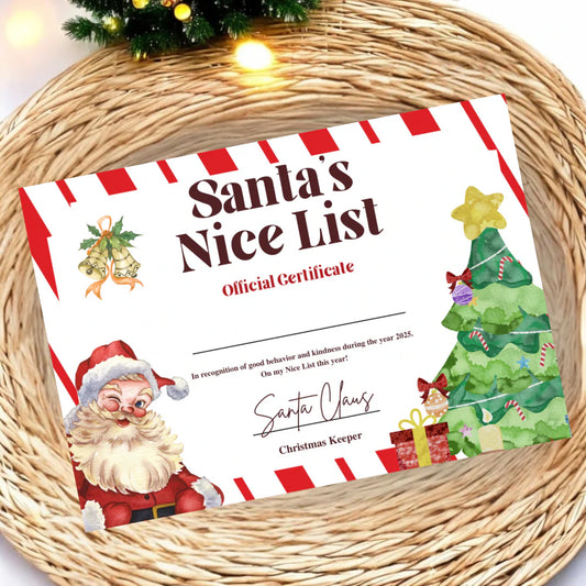 Nice list certificate