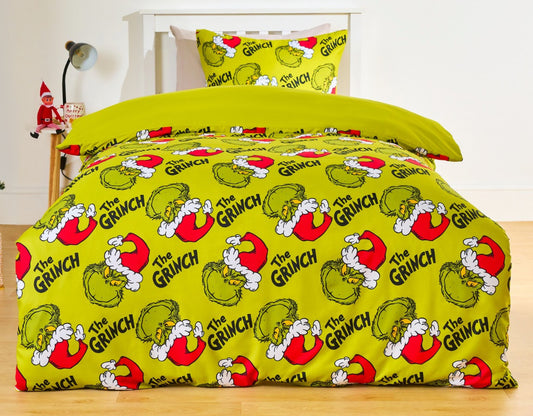 Grinch Christmas duvet set