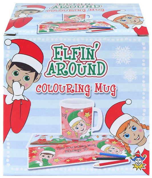 MUG COLOURING ELFIN AROUND ASSORTED