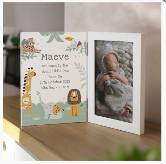 Wooden hinged frame