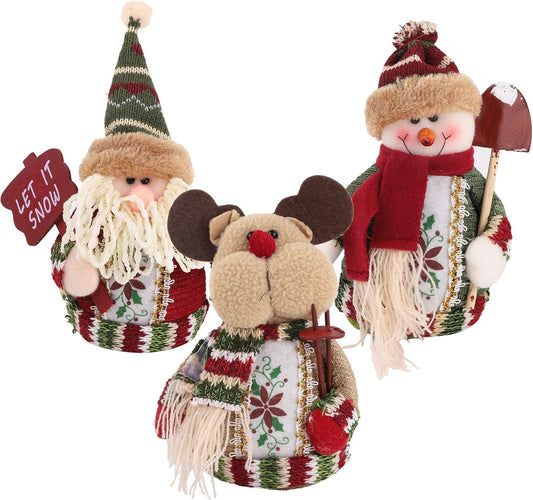 3 piece sitting Christmas ornaments