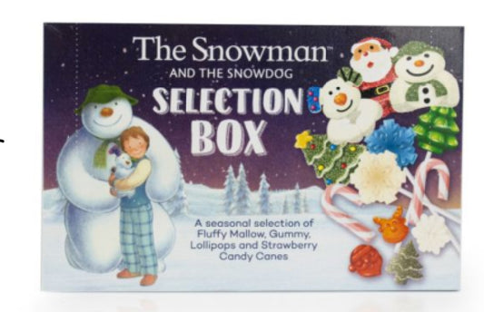 Snowman and snow dog selection box