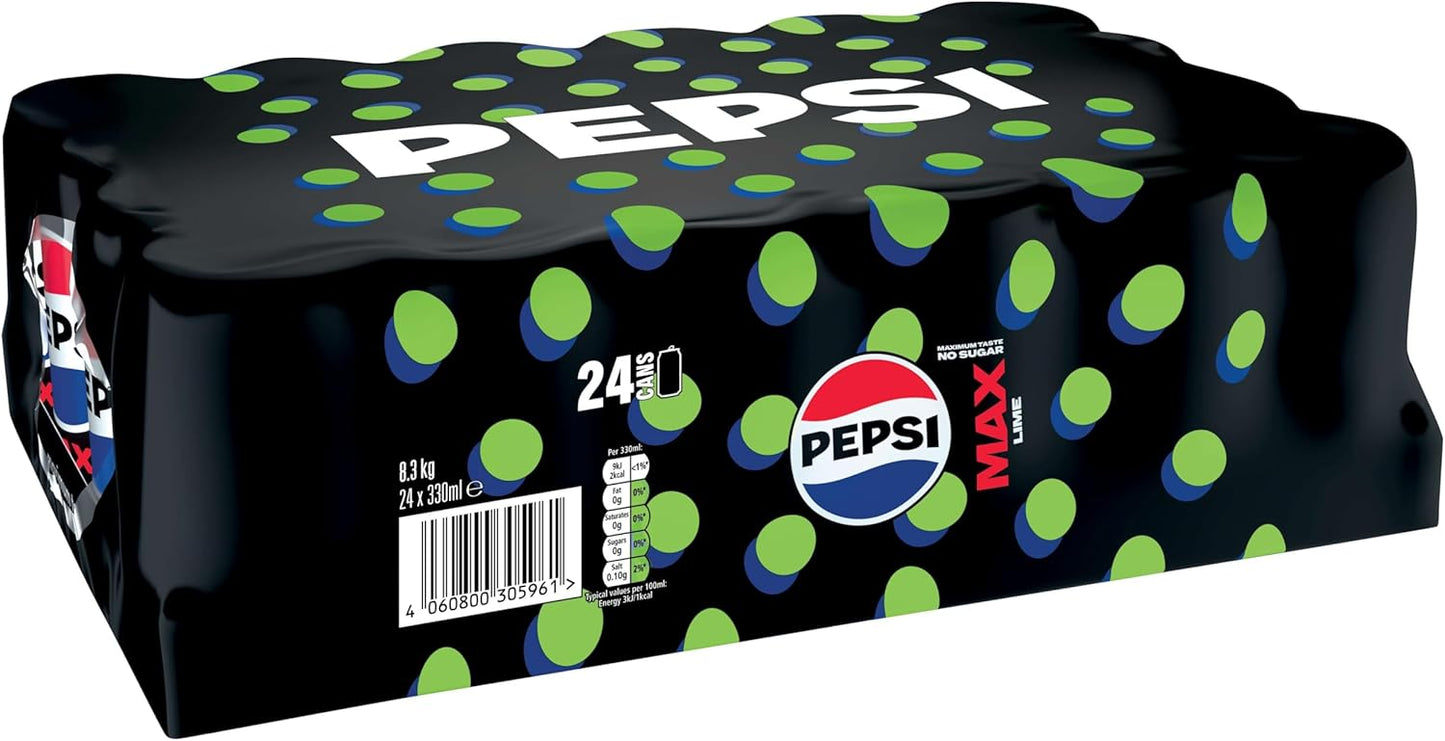 24 cans of Pepsi