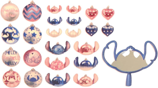 Stitch Christmas tree decorations x25