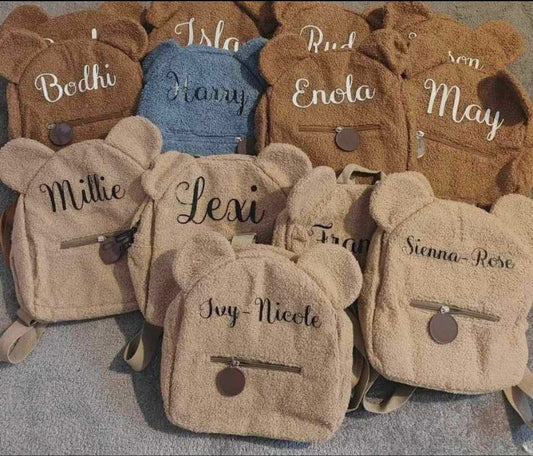 Unisex Personalised Teddy Bag