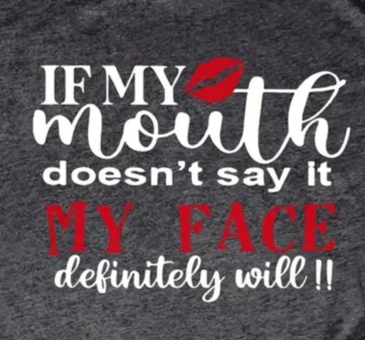 If My Mouth ..... Personalised Hoody