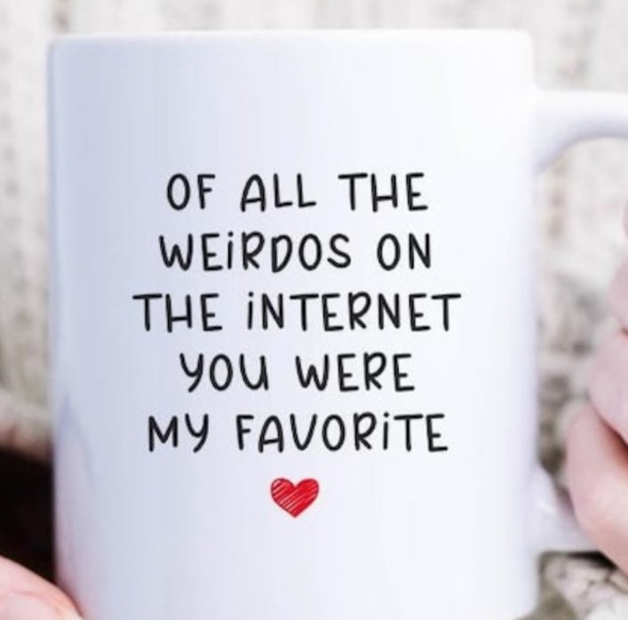 Personalised Valentines mug