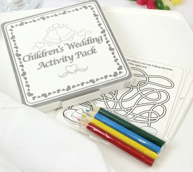 10 X wedding activity sets