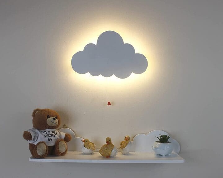 Cloud Wooden Nights Light