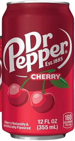 Dr Pepper cherry cans x2